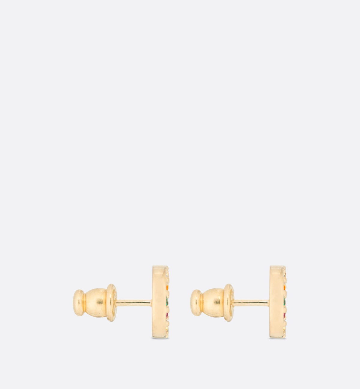 18K Petit Dior Stud Earrings