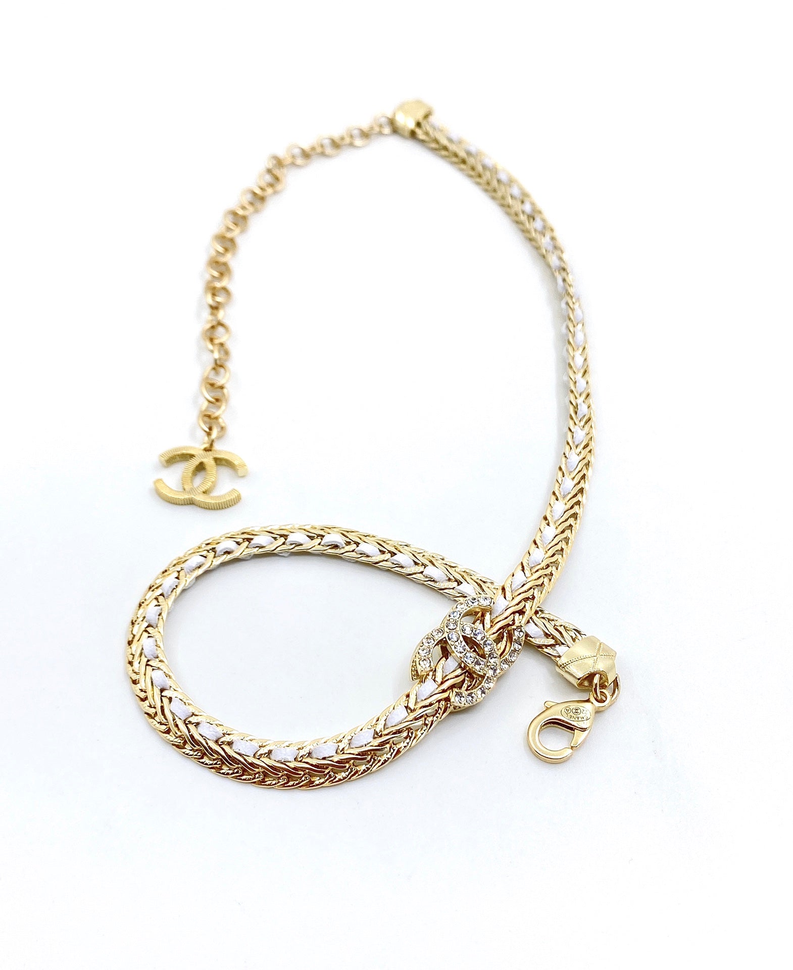18K  Chanel Diamonds Choker Necklace